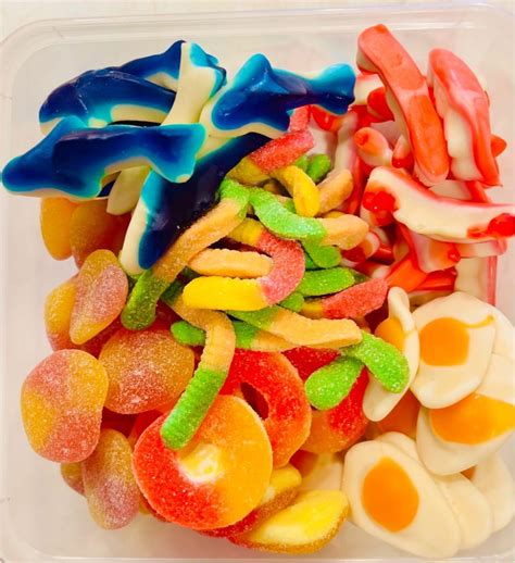 Pick N Mix Sour Neon Worms Gummy Halal Candy Food And Drinks Packaged And Instant Food On Carousell