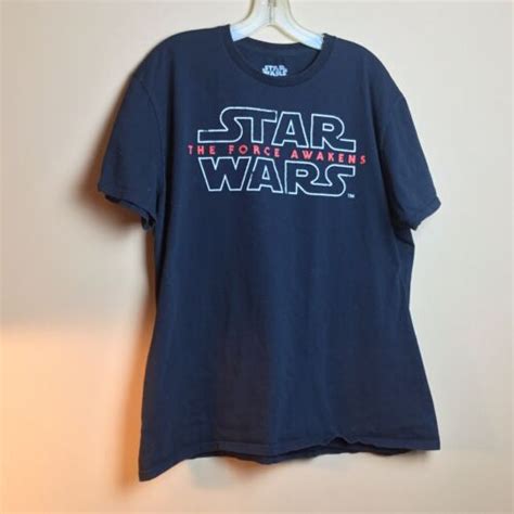 Star Wars The Force Awakens Star Wars Tee Shirt Xl Black Ebay