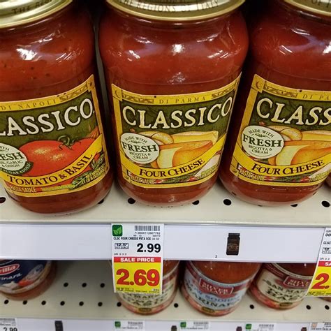 Classico Pasta Sauce just $1.59 - Kroger Couponing