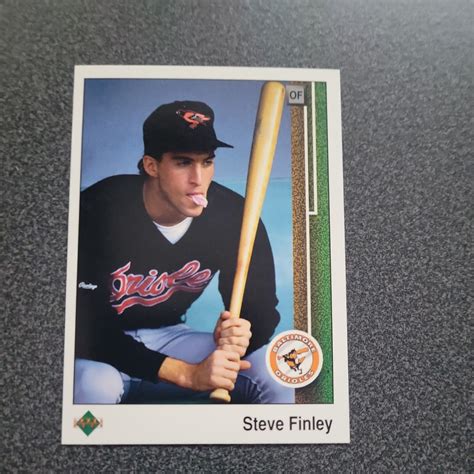 Upper Deck Baseball Card Steve Finley Ebay