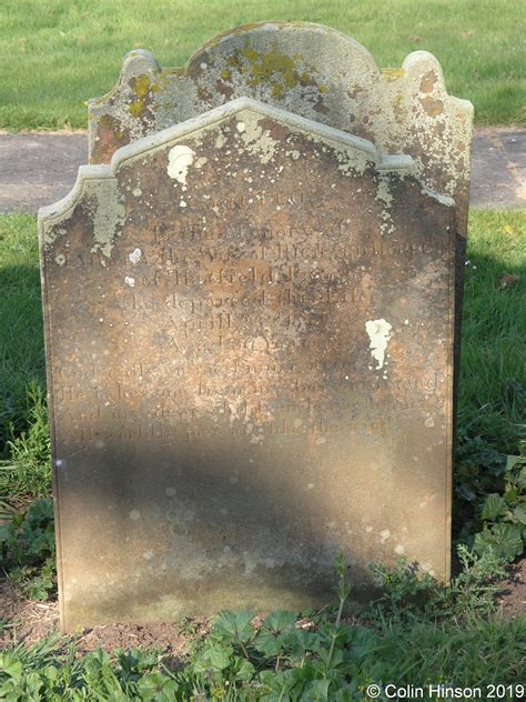 Genuki Hilston Churchyard Gravestones Etc Yorkshire East Riding