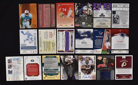 Lot Detail - Collection of 19 Autographed Football Cards