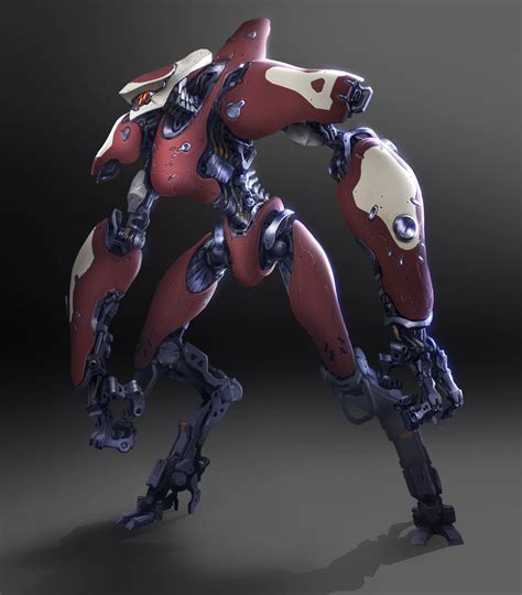 Lanky Mech Robots Concept Robot Concept Art Futuristic Concept Art