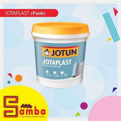 Jual Jotun New White Jotaplast 5 2Kg Cat Tembok Interior Cat Plafon