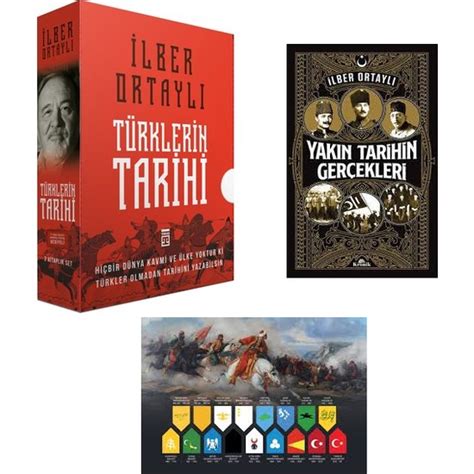 Ilber Ortaylı 3 Kitap Set Türk Devletleri Afişi Hediyeli Kitabı