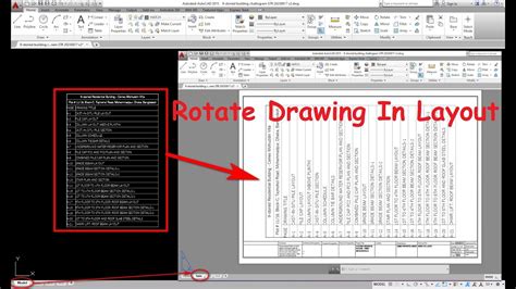 Autocad Easy Trick How To Rotate Viewport Youtube