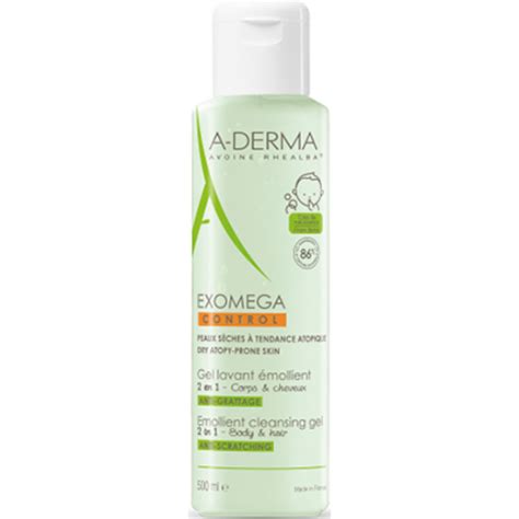 A Derma Exomega Control Gel Lavant Emollient 500ml 500 0 Ml Aderma