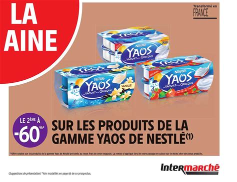 Promo Produits De La Gamme Yaos De Nestlé chez Intermarché iCatalogue fr