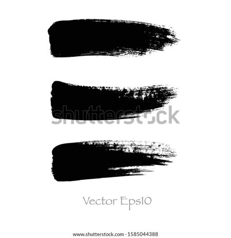 Vector Black Ink Abstract Watercolor Background Stock Vector Royalty