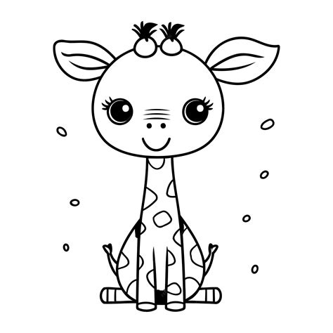 Premium Vector Cute Giraffe Cartoon Vector Illustration Graphic Design Vector Illustration