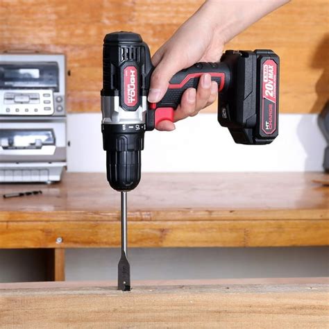 Hyper Tough 20v Max Lithium Ion 3 8 Inch Cordless Drill