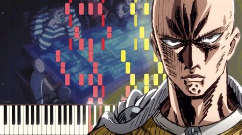 One Punch Man Ost Hero Society For Piano Advanced V Youtube