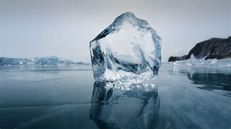 Crystall Ice Of Baikal Lake Olkhon Island Russia Windows Spotlight