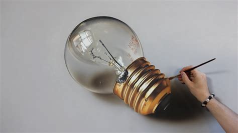 Light Bulb Painting at PaintingValley.com | Explore collection of Light ...