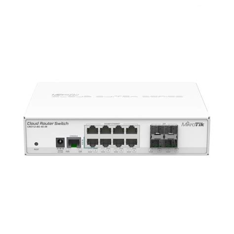 MikroTik CRS112 8G 4S IN Switch 8 Puertos Gigabit 4 SFP