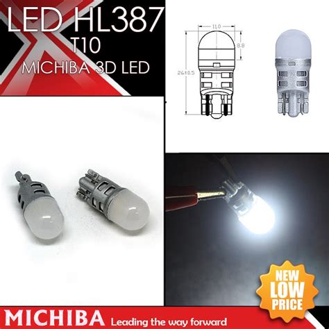 Jual Lampu Sein Senja Mundur LED T10 HL387 Michiba 3D Tusuk Tancap