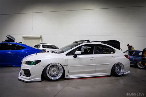 Bagged Subaru Wrx In White Benlevy