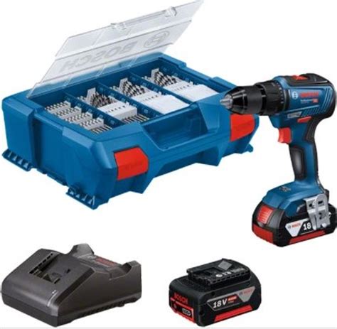 Bosch Professional Gsb 18v 55 Accuboormachine Met 2x 18 V Accu 4 0