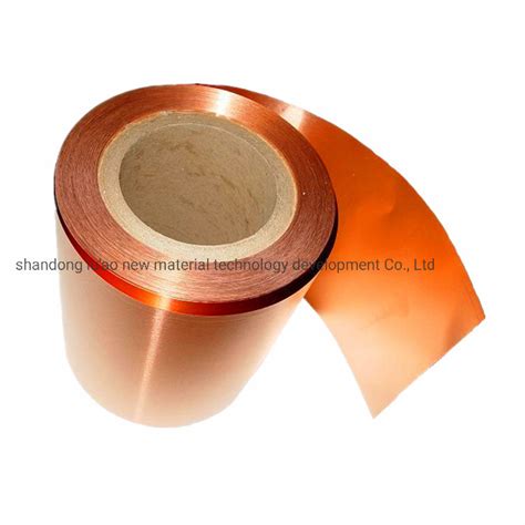 High Quality Copper Sheet Roll Tape Electrolytic Rolled Foil China