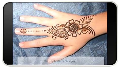 Easy Henna Designs Palm