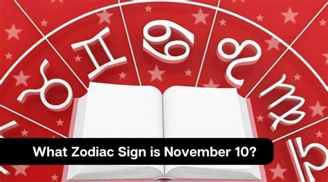 What Zodiac Sign is November 10? - eAstroHelp