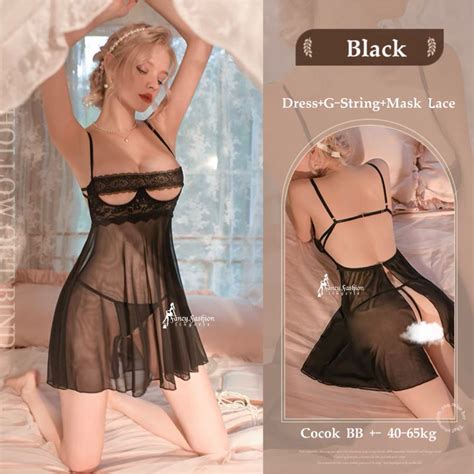 Jual Sl Sexy Lingerie Dress Transparan Baju Tidur Lingerie Sexy