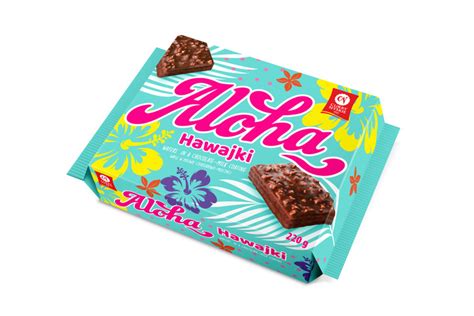 Wafle Aloha Hawajki Z Kremem Orzeszkowo Kakaowym W Polewie Czekoladowo