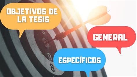 Cómo Hacer Los Objetivos De La Tesis Con Ejemplos Youtube