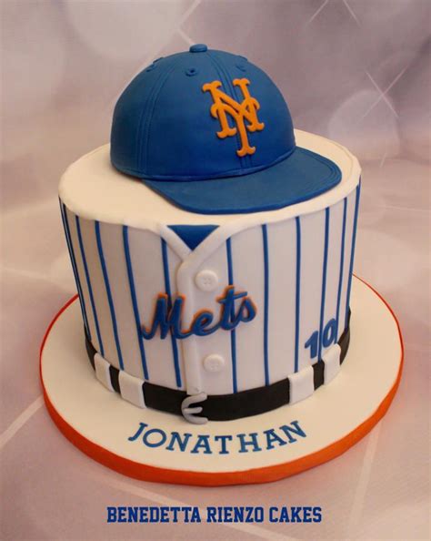 Let's Go Mets Cake | Baseball birthday cakes, Cake, Baseball cake