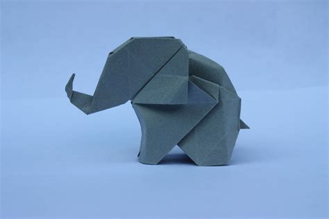 Origami Elephant (Fumiaki Kawahata) : r/origami