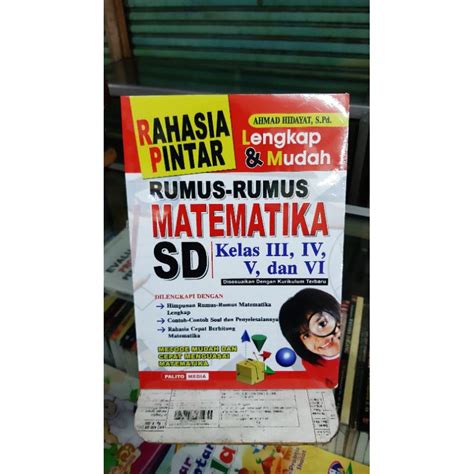 Jual Rahasia Pintar Rumus Rumus Matematika Sd Shopee Indonesia