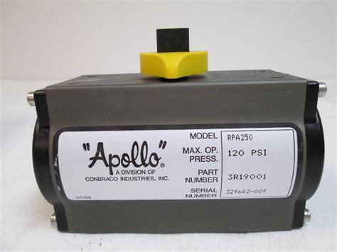 Apollo Rpa250 3r 190 01 120psi Pneumatic Valve Actuator Ebay