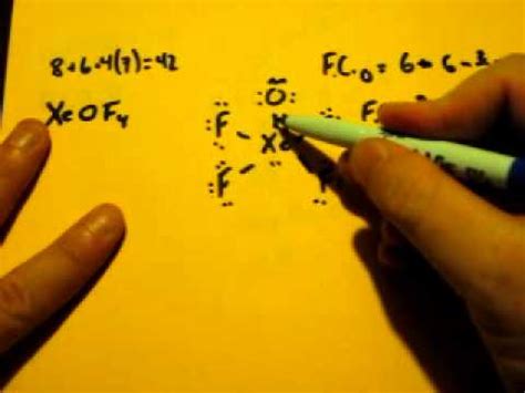 Lewis Dot Structure of XeOF4 (Xenon Oxytetrafluoride) - YouTube