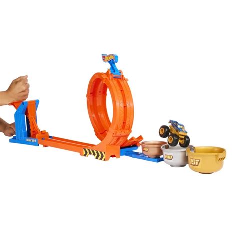Kjøp Hot Wheels Monster Trucks Loop Flip Trophy Challenge på babyland no
