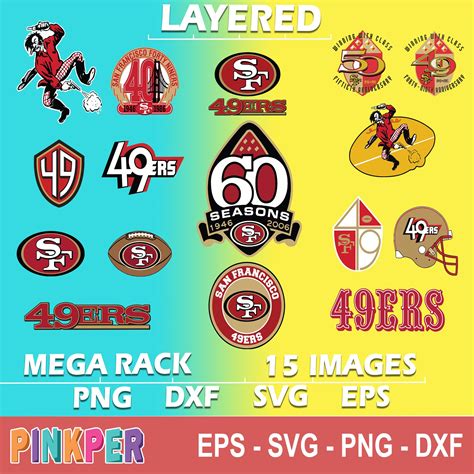 Bundle San Francisco Ers Svg Nfl Team Svg Football Svg Nfl Logo