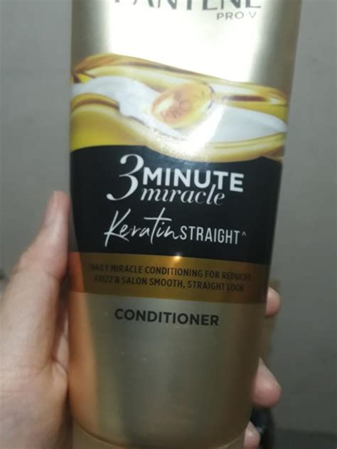 Pantene 3 Minute Miracle Keratin Straight Conditioner Beauty