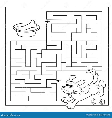 Лабиринт образования или игра лабиринта для детей дошкольного возраста ...