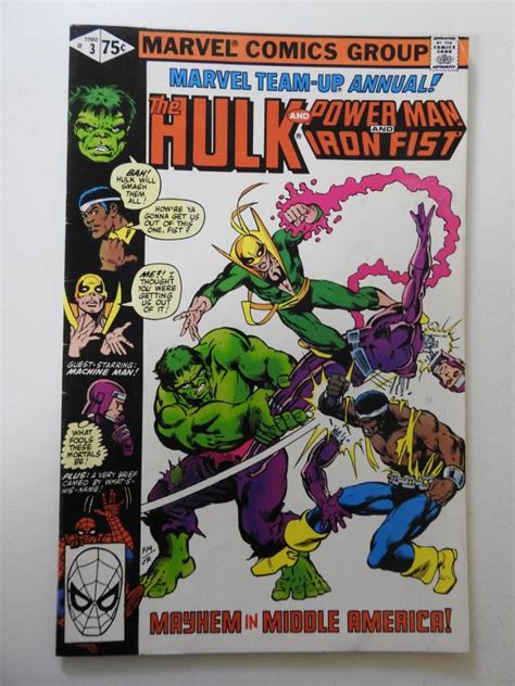 Marvel Team Up Annual 3 1980 FN Condition Comic Books Bronze