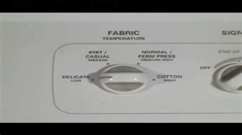 Whirlpool Dryer Not Getting Hot The Temperature Selecting Switch