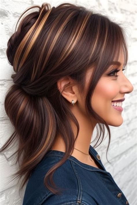 Pin By Marian Bals On Kapsels In Spring Hair Color Brunette Hair With Highlights Hair