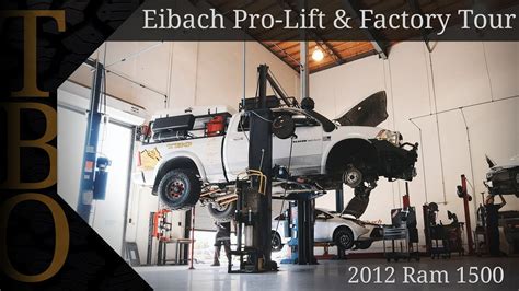 RAM 1500 Eibach Pro Lift Install And Factory Tour YouTube