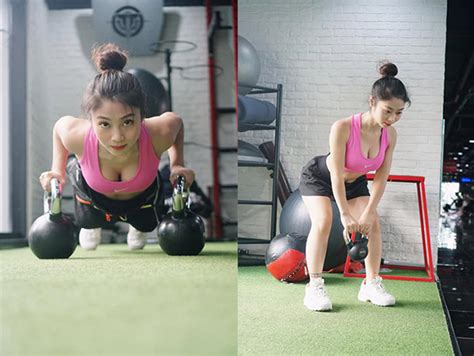 Cặp hot girl gây sốt làng võ Việt Chị cao thủ Thái Cực Quyền em trùm côn nhị khúc