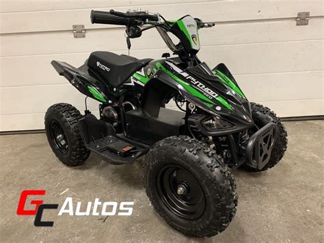 Gcautos Quad Python Electrique W De A Ans Vert