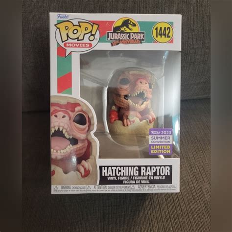 Funko Other Pop Hatching Raptor Comic Con Exclusive Th