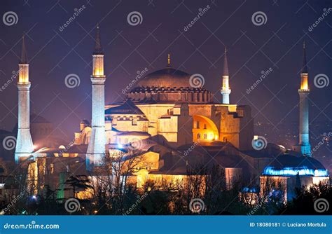 Mezquita De Hagia Sophia Estambul Turquía Imagen de archivo Imagen