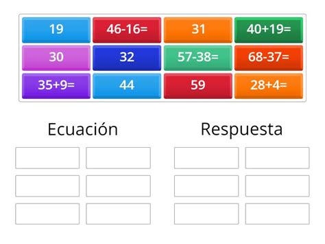 Resolver Las Siguientes Sumas Y Restas Group Sort