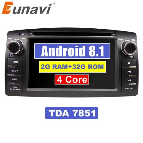 Eunavi Din Tda Android Car Dvd Player Radio Stereo Gps Navi