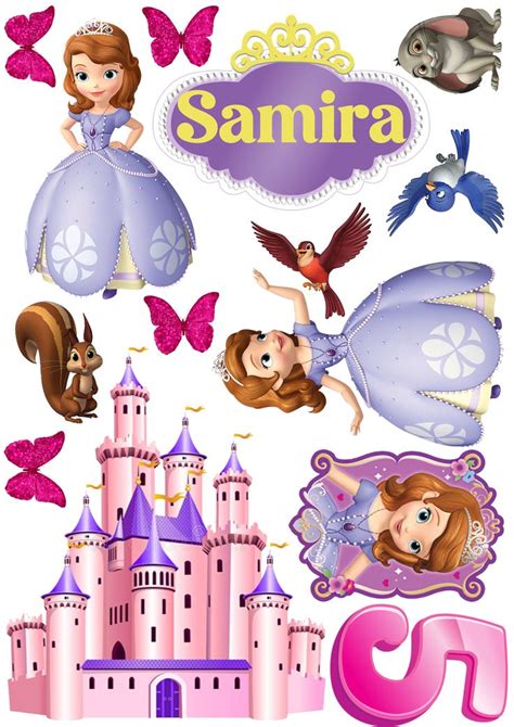 Sofia The First Cake Toppers In Paw Patrol Decorations Sofia