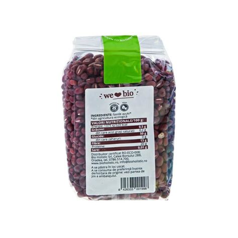 Fasole Azuki Bio 400 G Obio Farmacia Tei Online