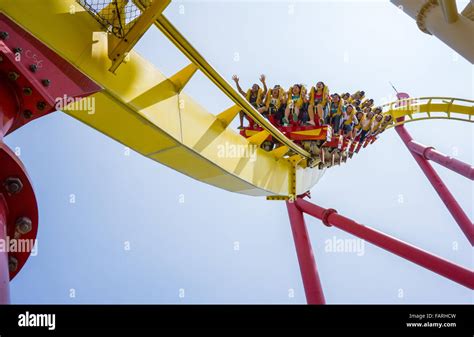 A Roller Coaster At Ocean Park In Hong Kong Stock Photo Alamy